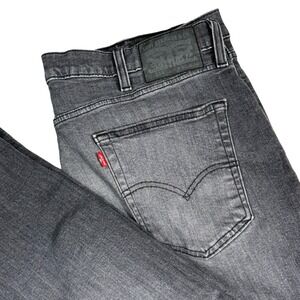 Levis 514 Mens Straight Fit Jeans 40x30 Gray Denim Pants‎ Classic Relaxed